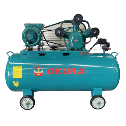 ปั๊มลมสายพาน ทรงเขียว(MINT) Okura-OKUC26-FYKW4HP