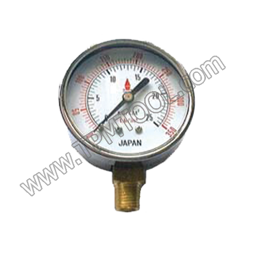 เกจ์วัดกำลังอัด หน้าปัด 2.1/2” 1/4” BSPT Okura-OKUF19P-2-001