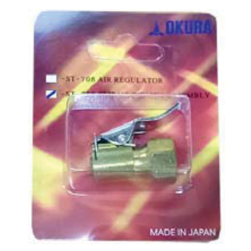 หัวเติมลมทองเหลืองเกลียวใน 1/4" Okura-OKUC22-13